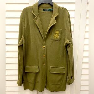 Lauren Ralph Lauren • 100% Cotton Sweater Cardigan • Size M